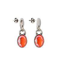 Серьги Tucco, Elysia, с кристаллом, TC26.2-TMPE108-P оранжевый